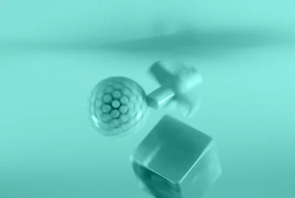 Abstraktes Hintergrundbild in Teal-Farbtönen – TEAL Kanzlei München