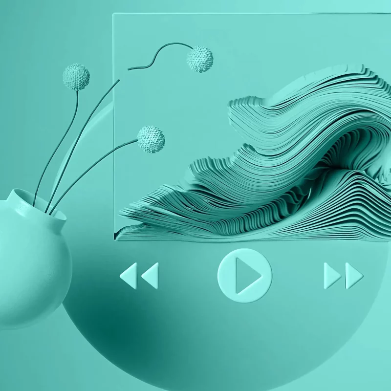 Abstraktes Hintergrundbild in Teal-Farbtönen – TEAL Kanzlei München