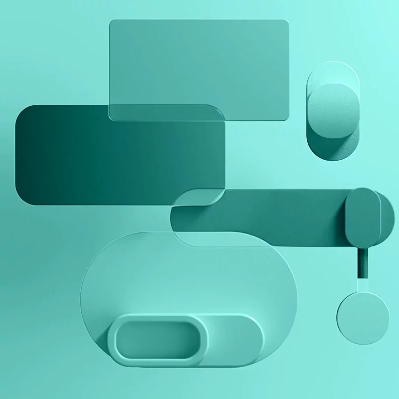 Abstraktes Hintergrundbild in Teal-Farbtönen – TEAL Kanzlei München