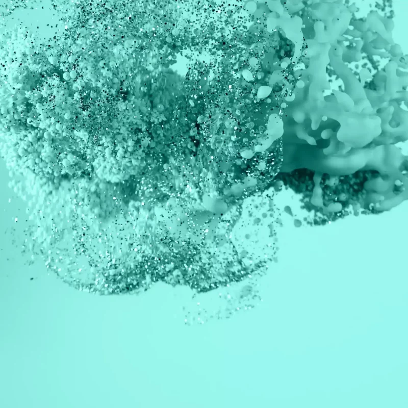 Abstraktes Hintergrundbild in Teal-Farbtönen – TEAL Kanzlei München