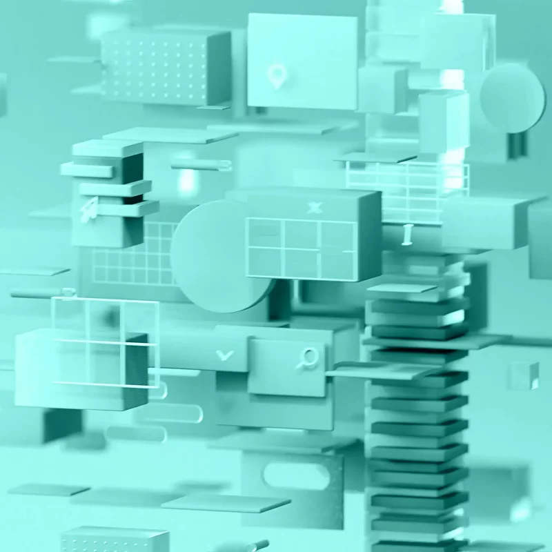 Abstraktes Hintergrundbild in Teal-Farbtönen – TEAL Kanzlei München